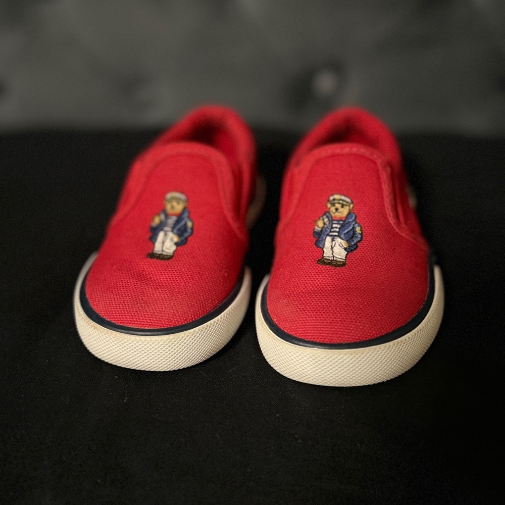 Polo by Ralph Lauren Red Sneakers Casual Style